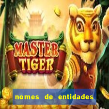 nomes de entidades do mal